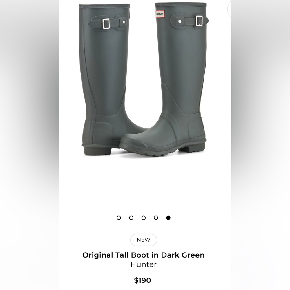 Classic Hunter Green Hunter Boots